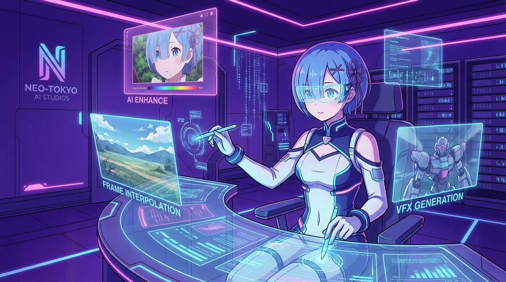 国产AI动漫创作工作室